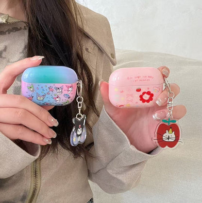 Designer Silicon Airpod Case With Charm