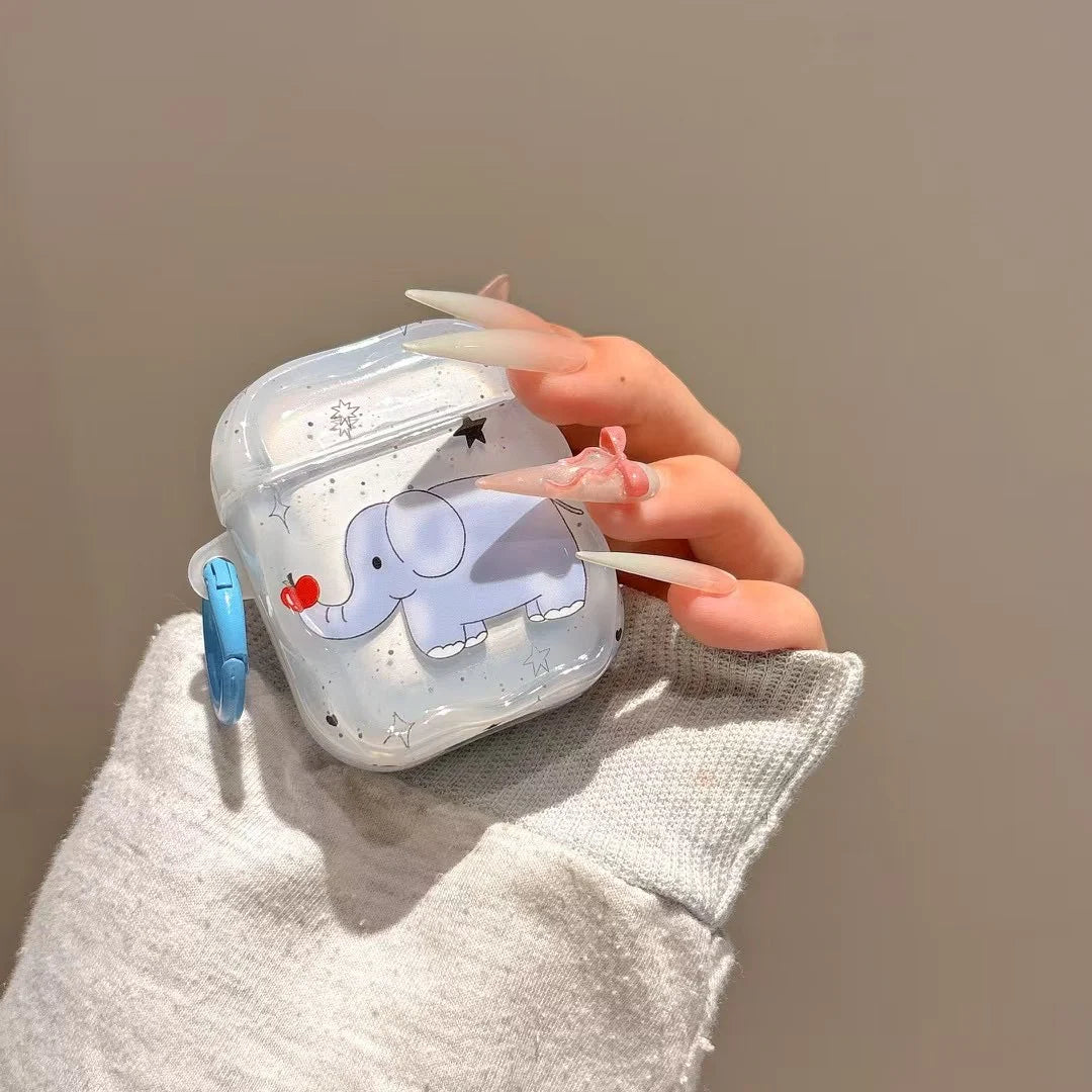 Elephant Designe Silicon Case For Airpod