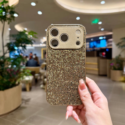 Luxury Gold Rhinestone iPhone Case With Sparkling Crystal Design