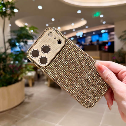 Luxury Gold Rhinestone iPhone Case With Sparkling Crystal Design