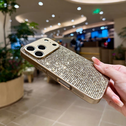 Luxury Gold Rhinestone iPhone Case With Sparkling Crystal Design