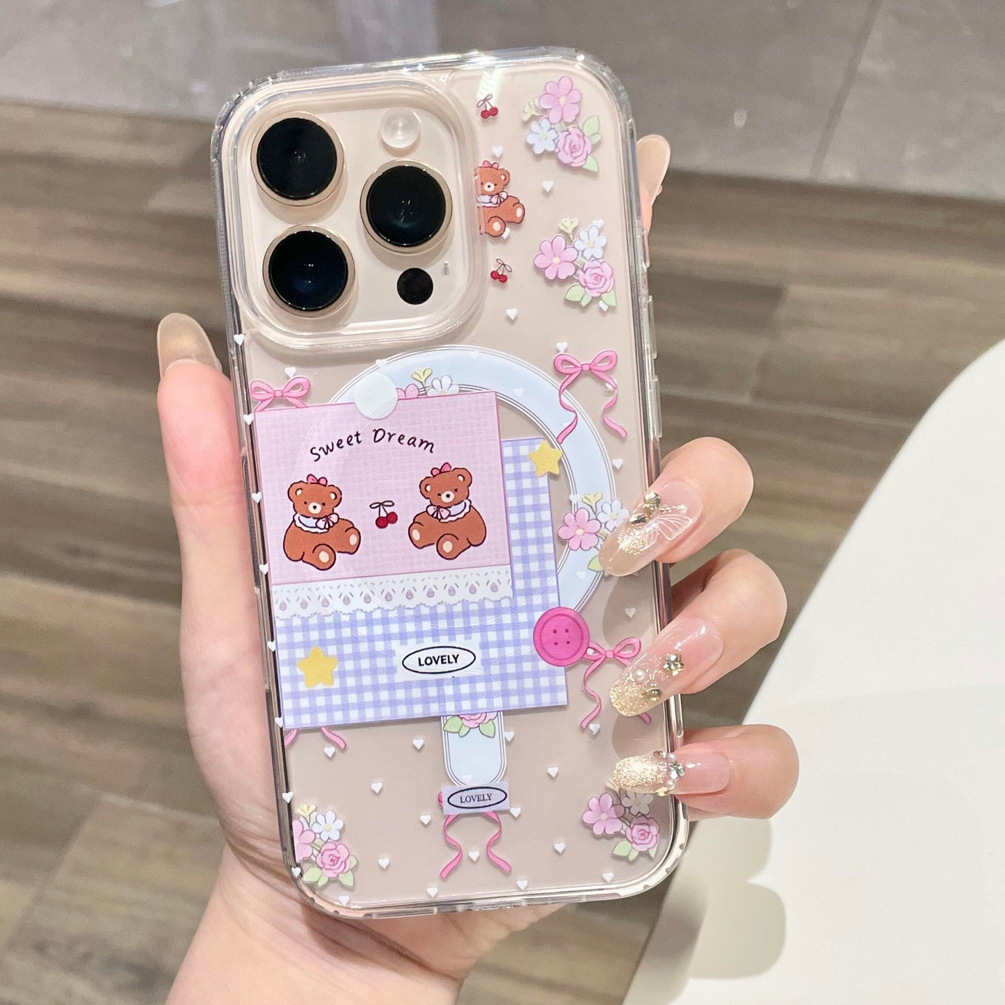 Sweet Dream Floral Collage Phone Case 🌸✨