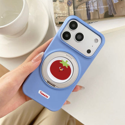 Blue Tomato Magnetic Ring Phone Case 🍅