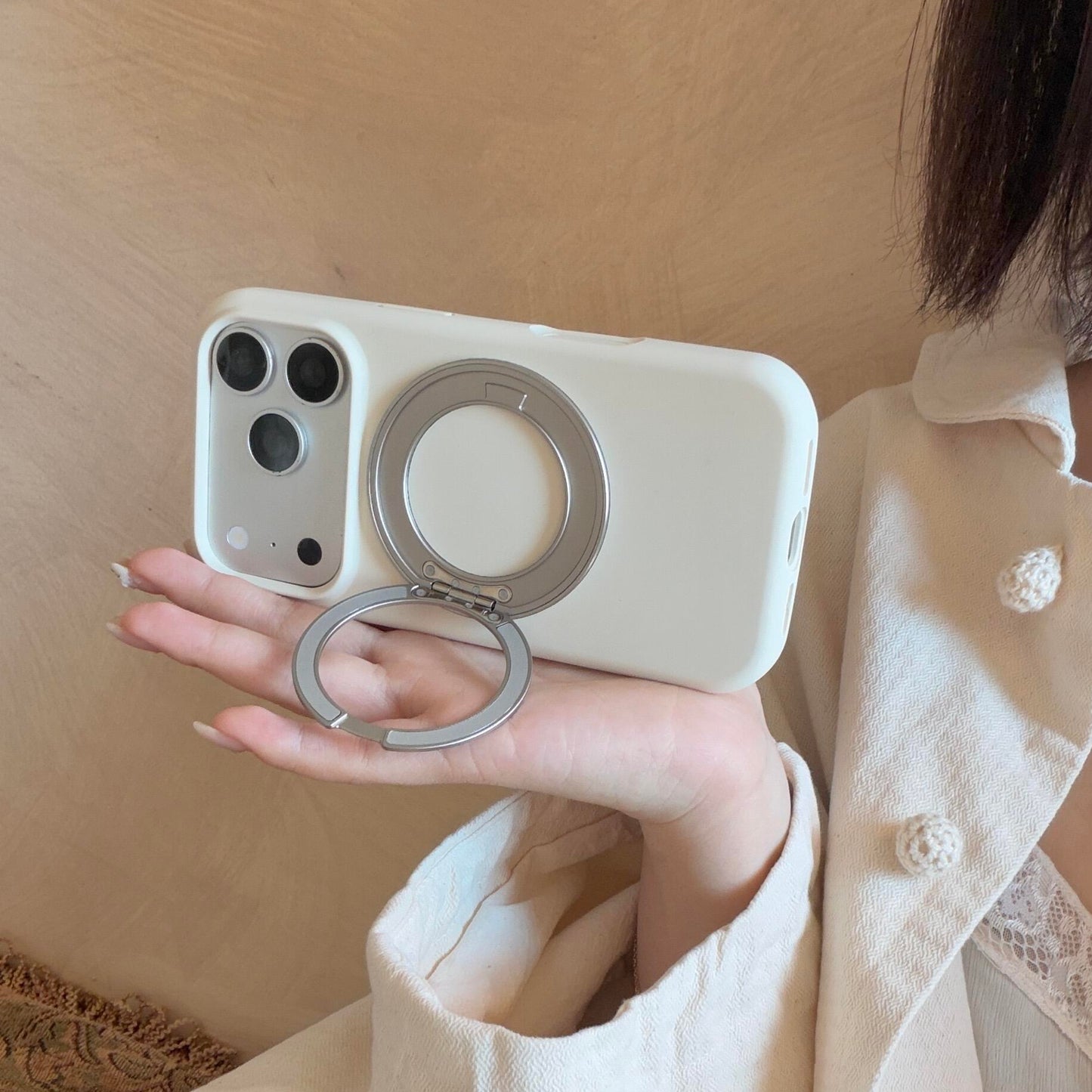 Minimalist Sticker Ring Phone Case ✨