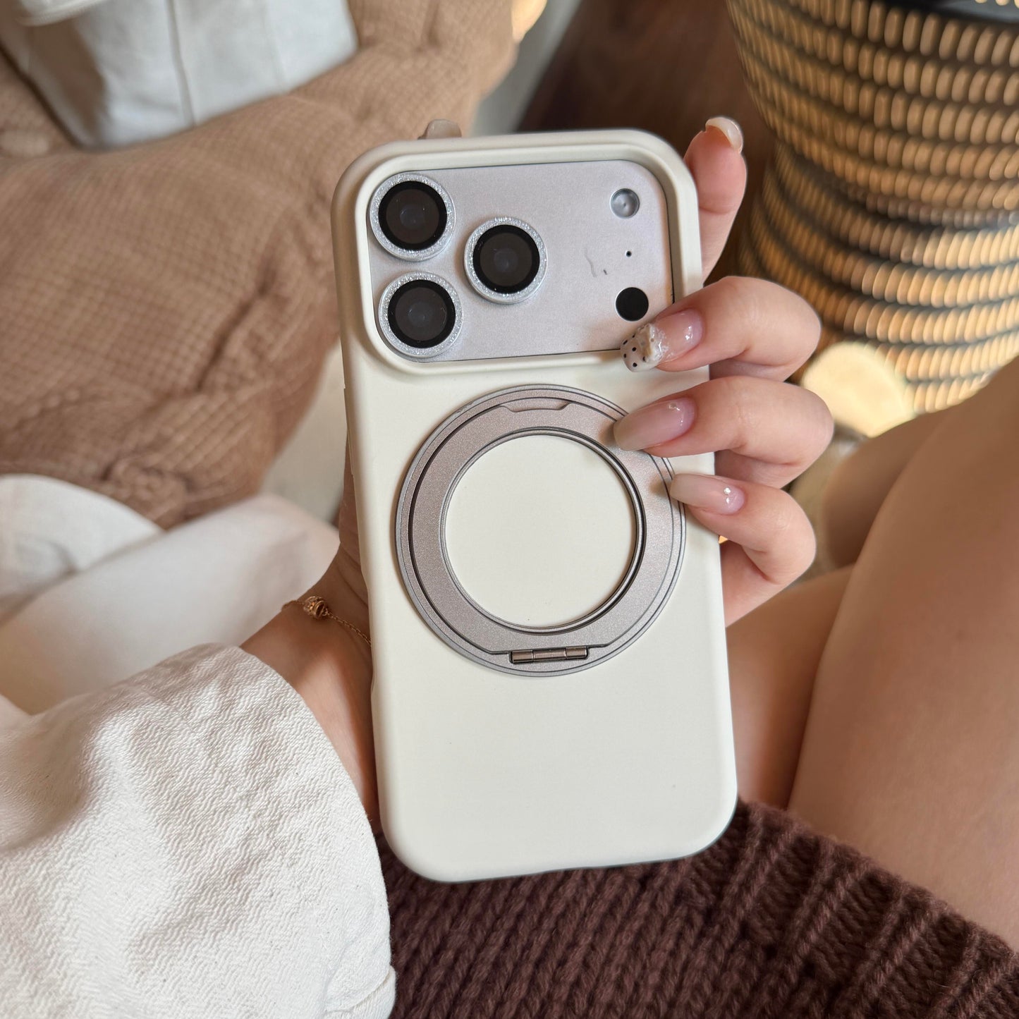 Minimalist Sticker Ring Phone Case ✨