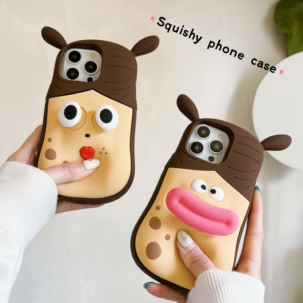 Fun Squishy 3D Cartoon Phone Case 🫧