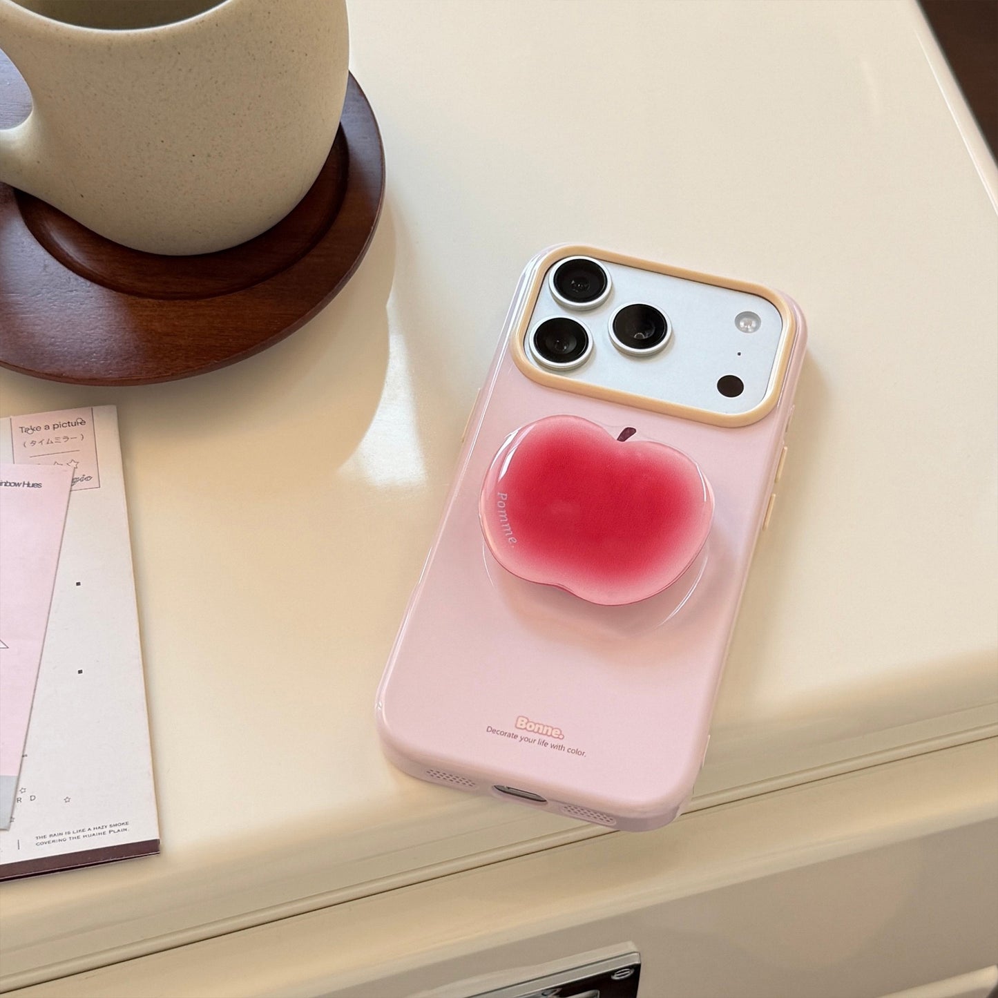 Minimalist 3D Fruit Phone Case 🍎