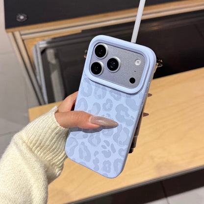 Blue Leopard Print Phone Case 🐆💙