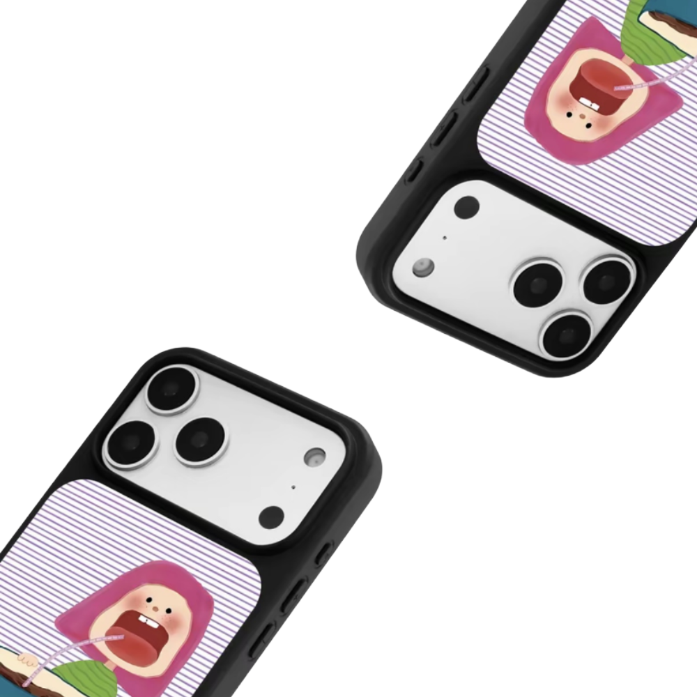 Funny Coffee Cartoon iPhone Case