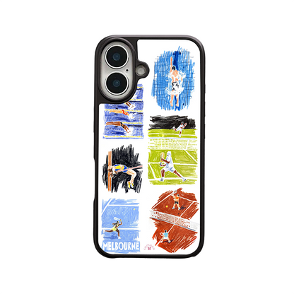 Sports iPhone Case – Dynamic Athletic Illustration Design, Protective Cover | FAMAKA