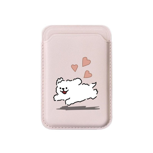 Running Puppy MagSafe Wallet – Love & Heart Design | Famaka