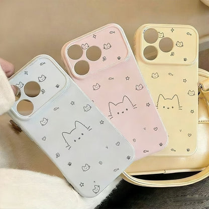 Cute Cat Pattern Phone Case 🐱✨