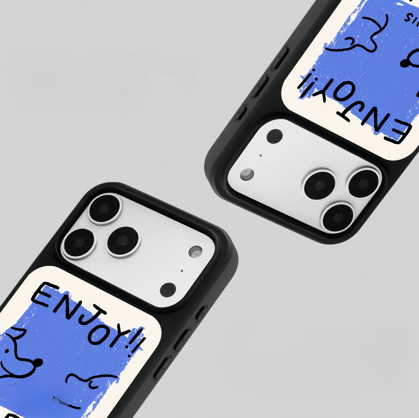 Enjoy This World Blue Art Phone Case 💙✨
