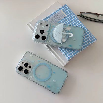 Pastel Blue Bear Confetti Phone Case 🩵