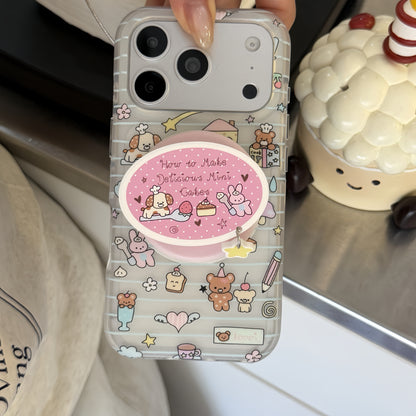 Pink Bakery Cartoon Phone Case 🎀🍰