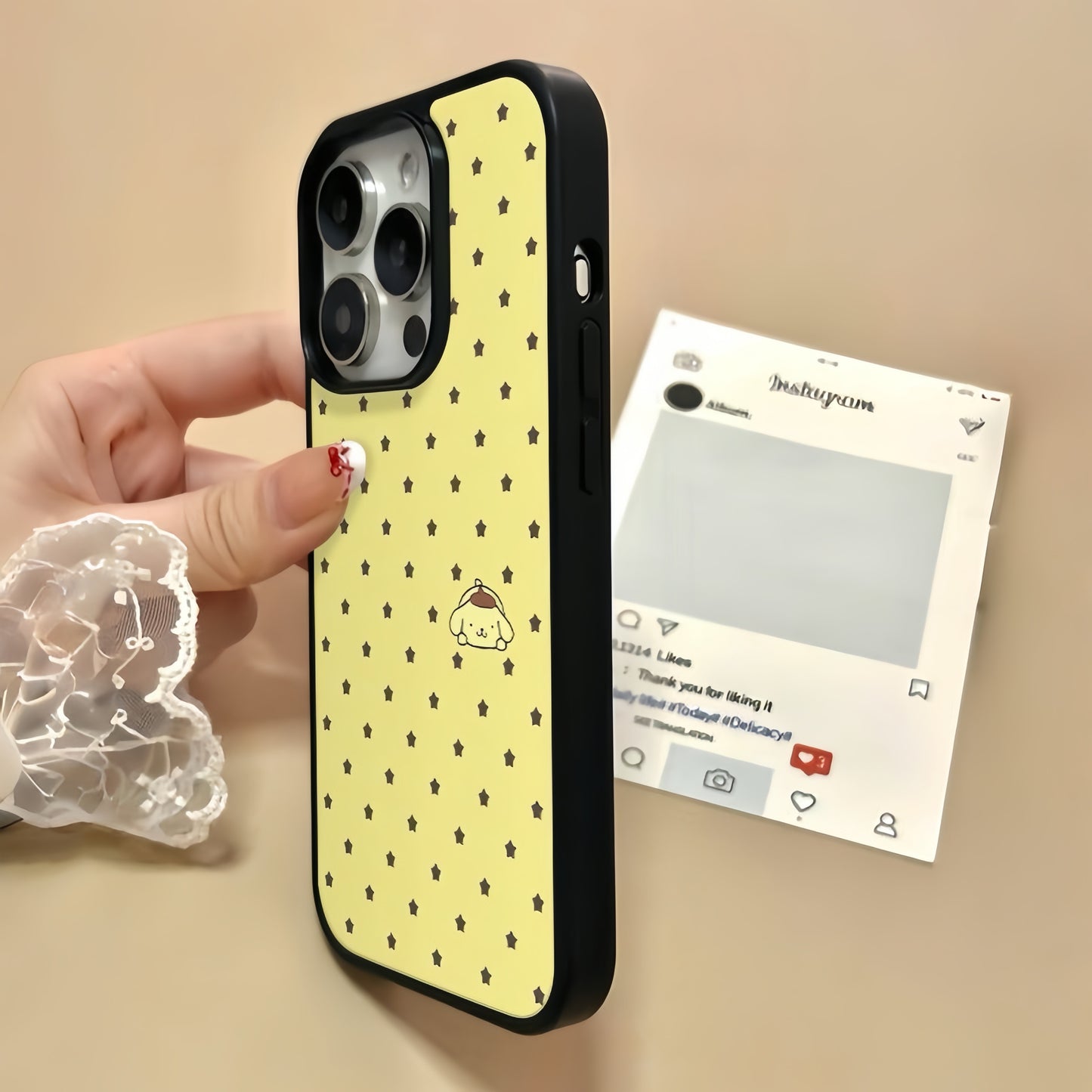 Yellow Star Puppy Phone Case ⭐🐶