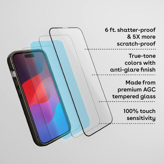 Impact Ultra HD iPhone Tempered Glass Screen Protector | Famaka
